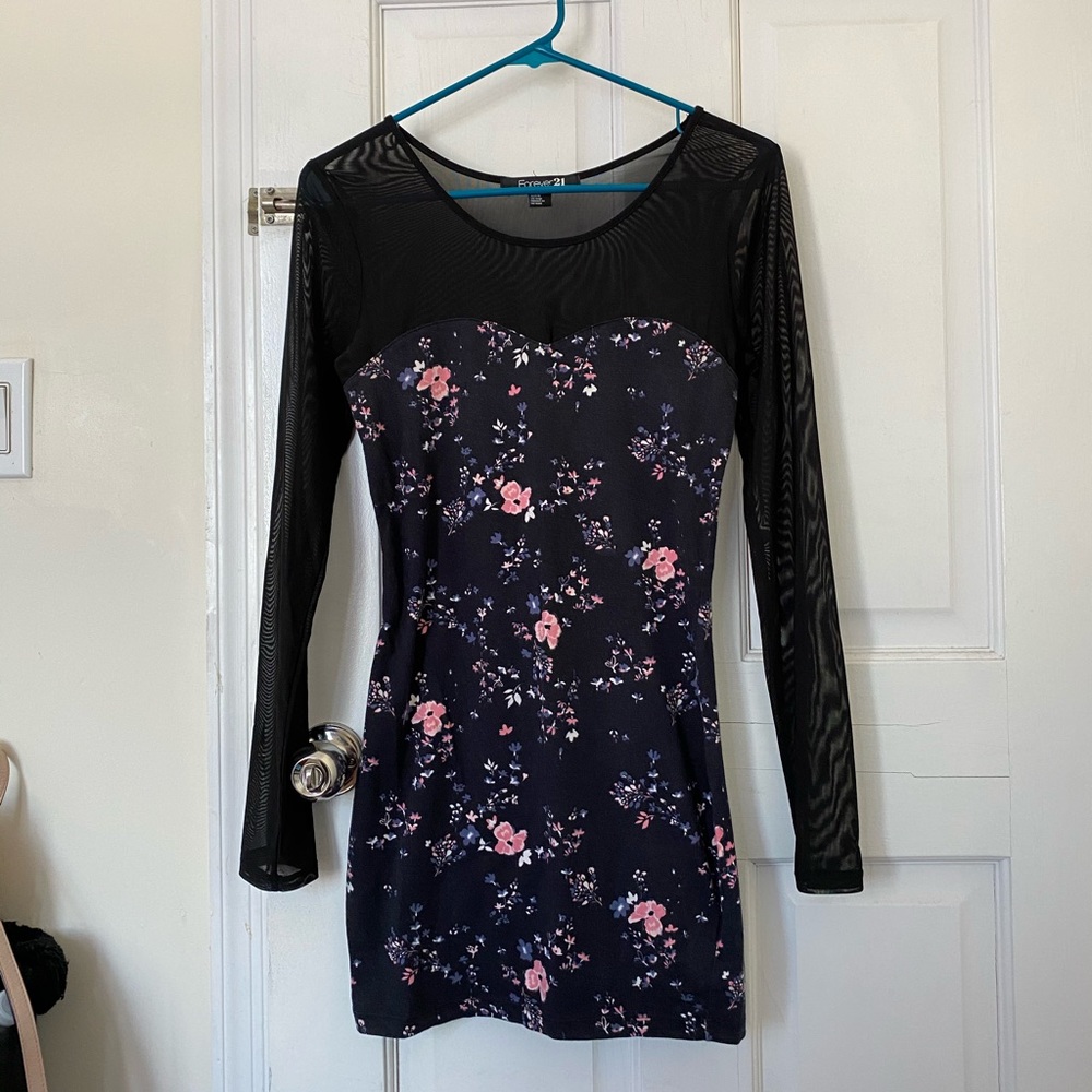💫 Floral Bodycon Dress